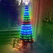 Obrázok z RGB LED Vianočný strom 180 cm / 304 LED diód s ovládačom a časovačom