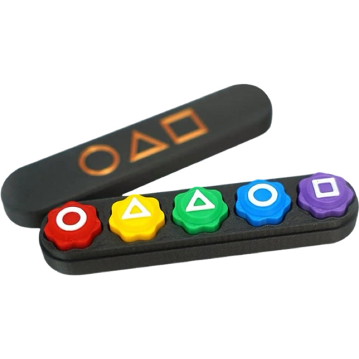 Obrázok z Squid Game kostky Gonggi – hra na zručnost a rychlost