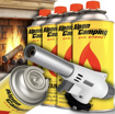 Obrázok z Plynový horák + plnenie Alpen Camping 4x400ml - spoľahlivý plameň na cesty, do dielne a záhrady