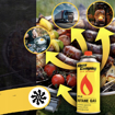 Obrázok z Plynový horák + plnenie Alpen Camping 4x400ml - spoľahlivý plameň na cesty, do dielne a záhrady